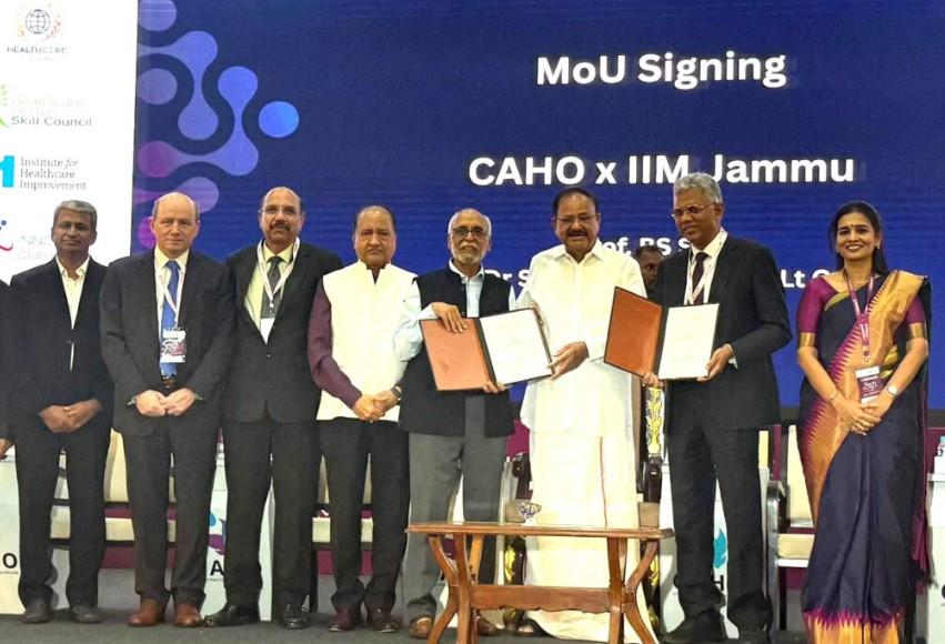 IIM Jammu, CAHO Signs Agreement to Boost Healthcare Leadership Excellence