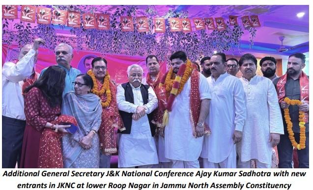 Sadhotra expresses concern over growing terror incidents in Jammu region; pays tribute to police brave hearts