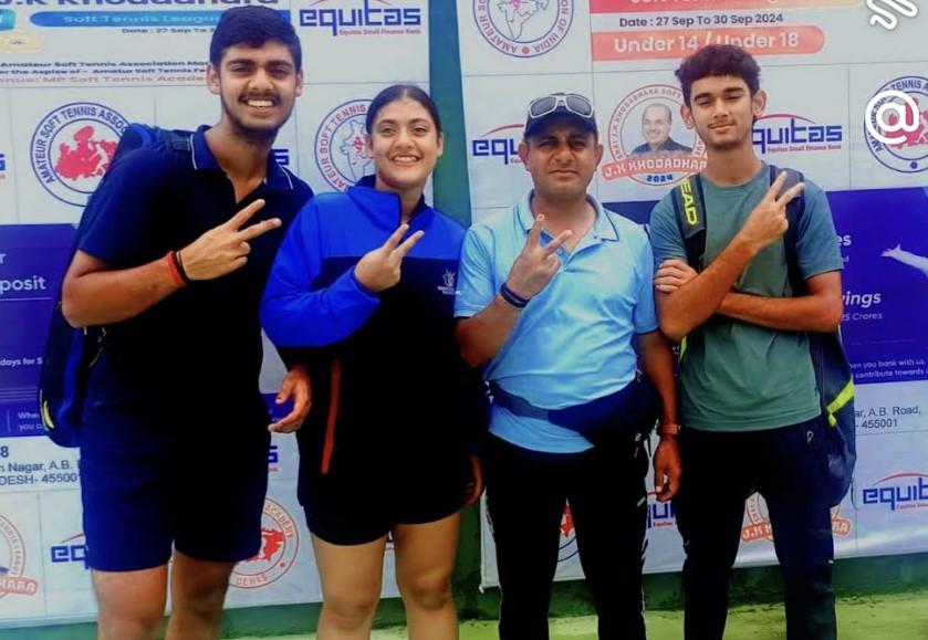 Star players of Khelo India Center to represent J&K in Soft Tennis Junior Nationals