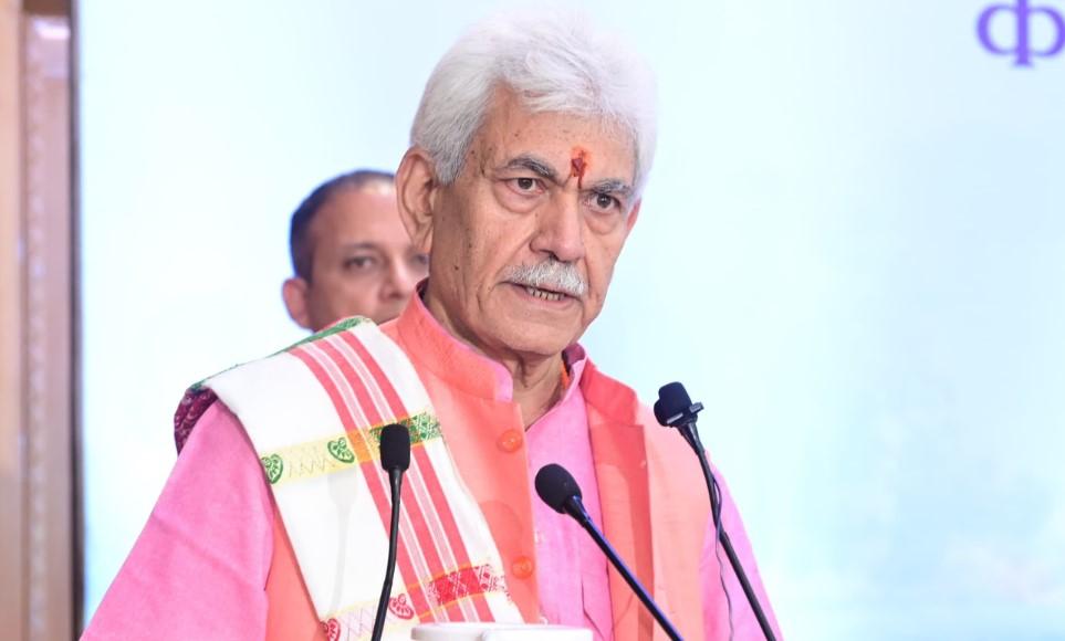 Despite Pak’s unrelenting efforts, J&K continues to thrive: LG Manoj Sinha