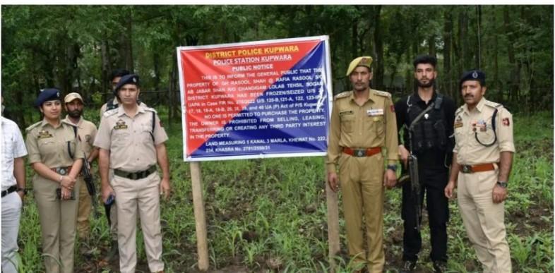 Police attach property of Pakistan-based terrorist handler in Kupwara