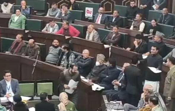 Two BJP MLA’s walks out of J&K Assembly over unsatisfactory response from Government