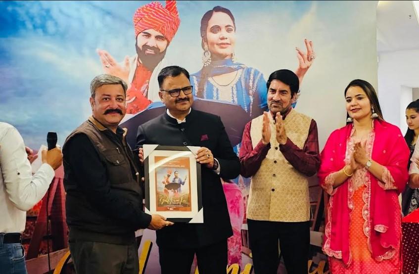 Javed Rana releases Dogri song “Gall Suni Lai” at Platinum Cinemas, Jammu