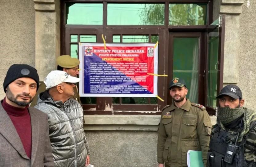 Srinagar Police attach Rs 1 crore worth of property of habitual drug peddler in Natipora