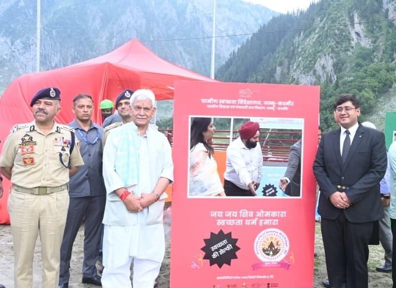Lieutenant Governor Launched Swachh Yatra IEC Campaign and Eco-Interventions for Shri Amarnath Ji Yatra
