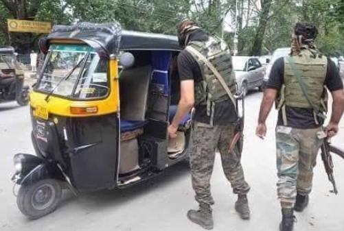 Security Forces Conduct Search Operation in Srinagar