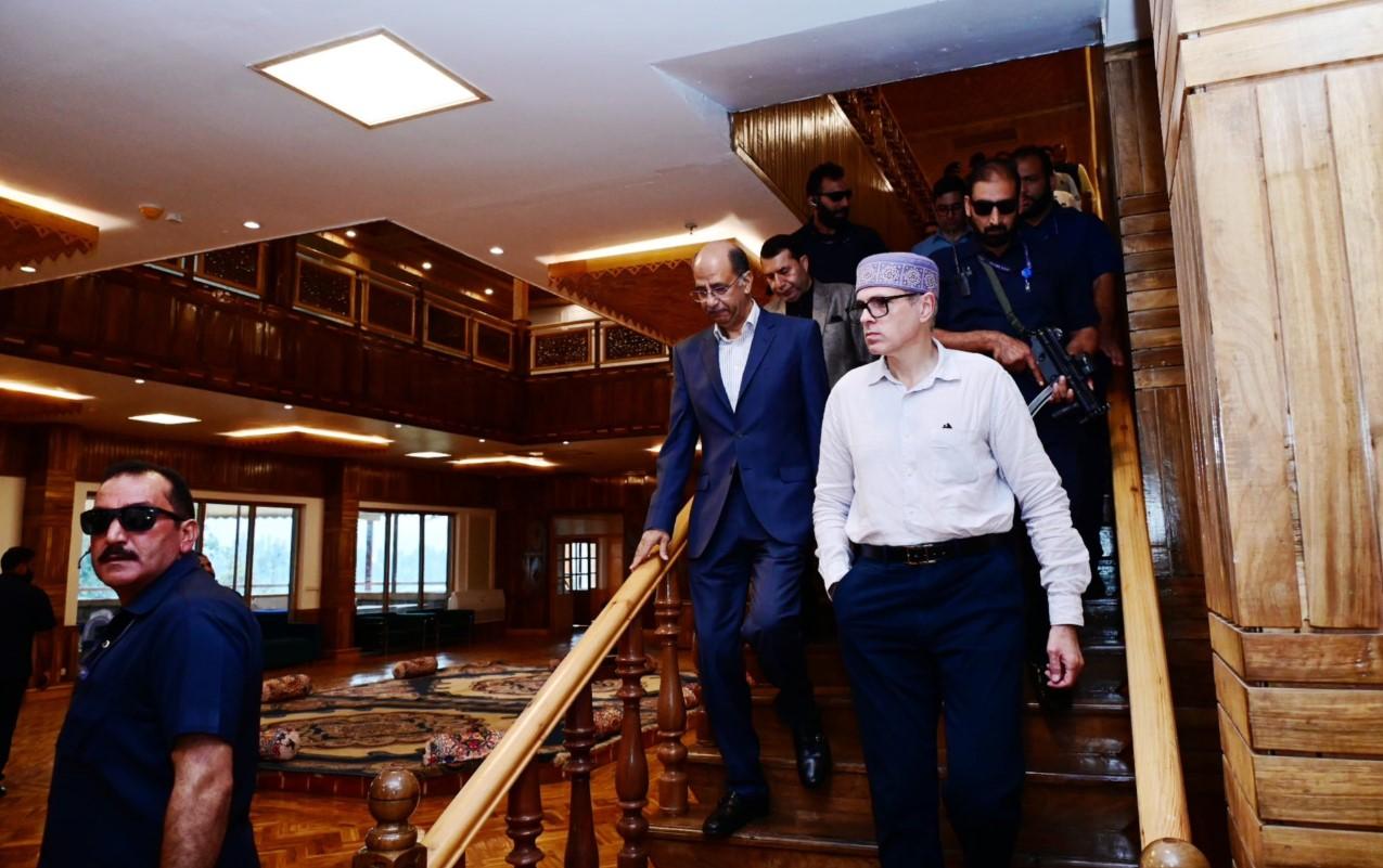 CM Omar Abdullah inaugurates Convention Centre in Gulmarg