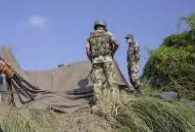 Arms consignment dropped by drone seized near IB in Jammu and Kashmir’s Samba