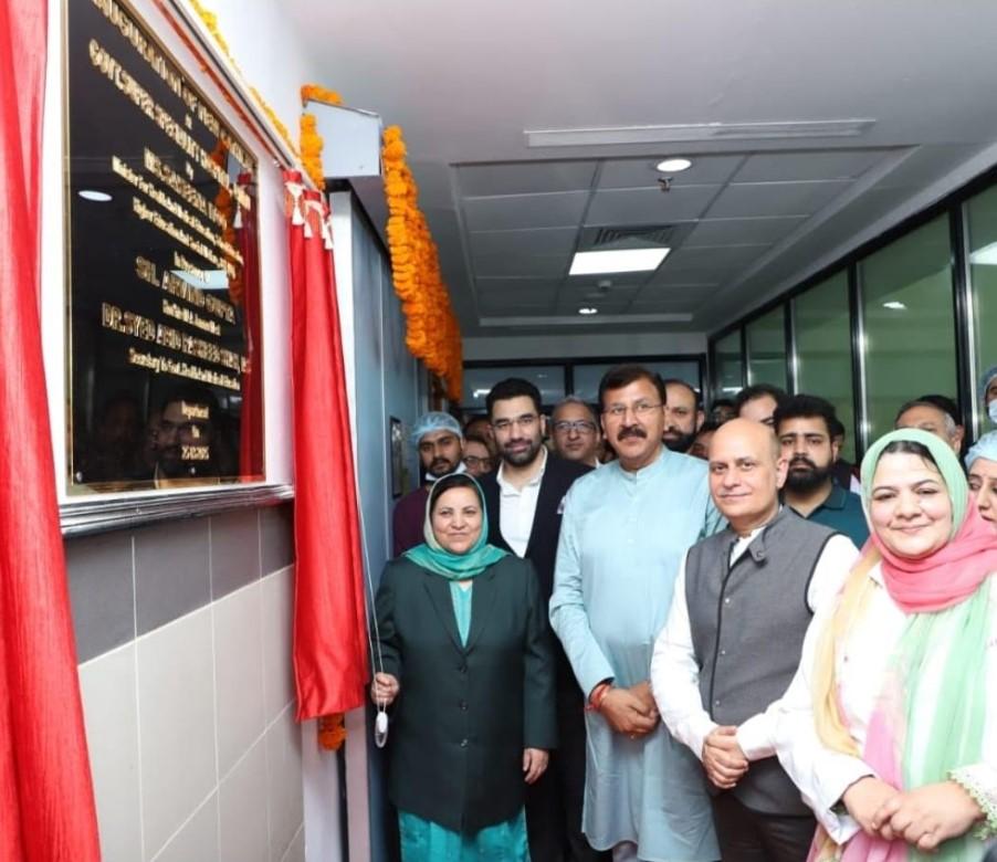 Sakeena Itoo inaugurates State-of-the-Art Cath Lab at Super Speciality Hospital, Jammu