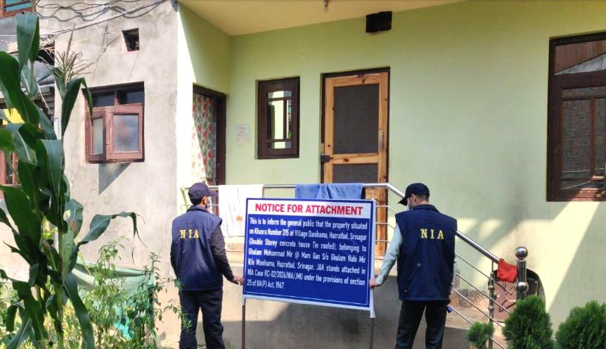 NIA attaches Srinagar house used to shelter Pakistani LeT terrorists