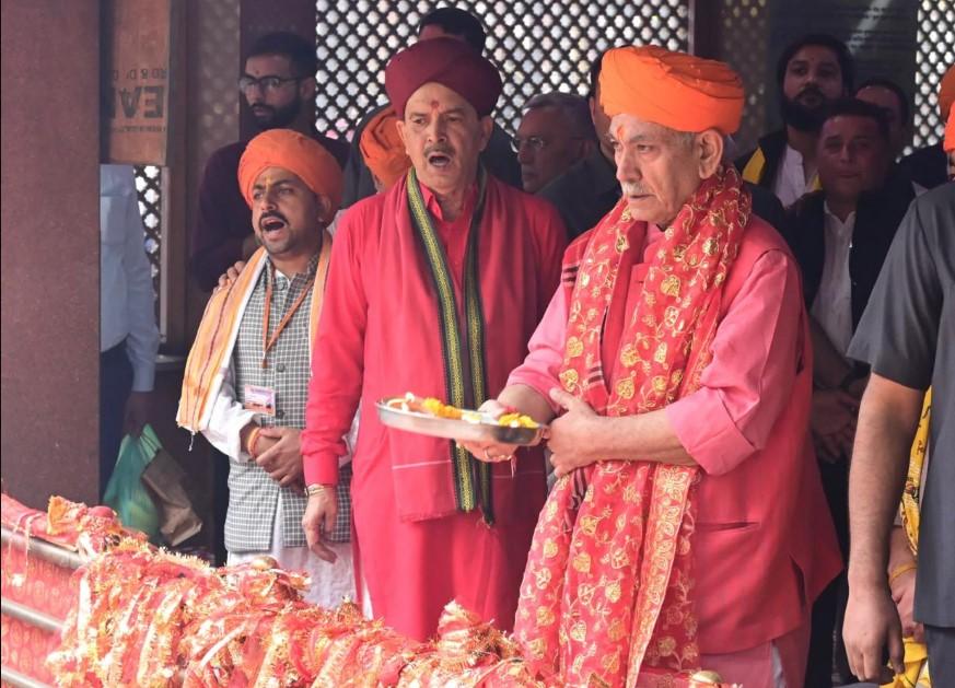 Devotees coming for Kheer Bhawani after Pahalgam attack a good sign: LG Manoj Sinha