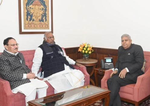Rajya Sabha chairman to meet with Nadda, Kharge to discuss NJAC issue