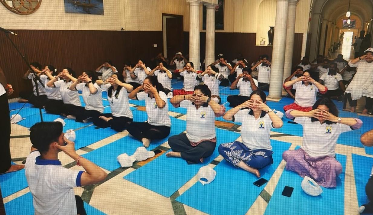 Resident Commission J&K New Delhi marks 12th International Yoga Day with focus on healthy aging