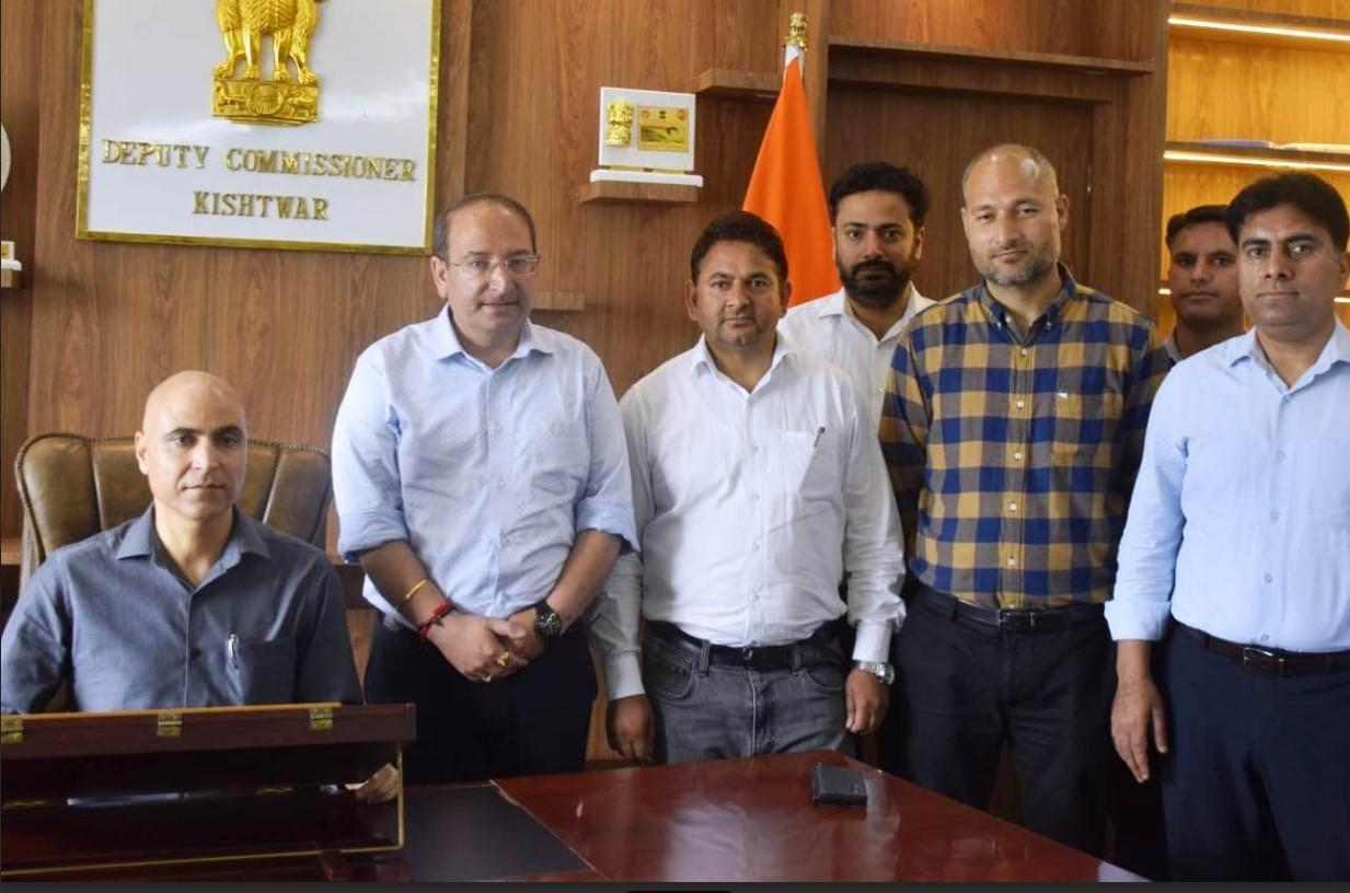 Pankaj Kumar Sharma takes over as Deputy Commissioner Kishtwar