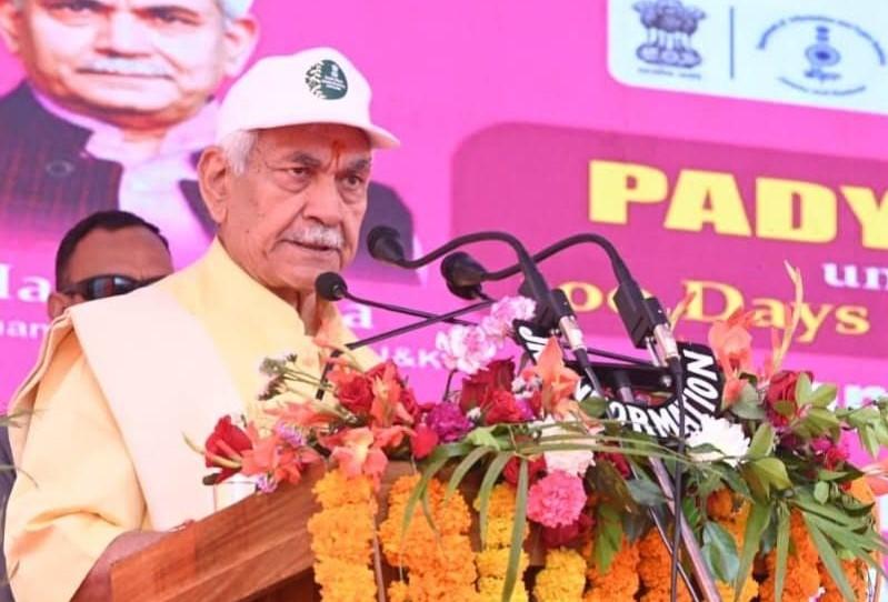 The smuggling of narcotics represents terrorism in disguise: LG Sinha