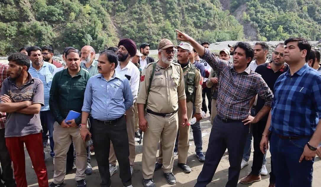 DC Ramban visits flood-affected areas; reviews relief, restoration measures
