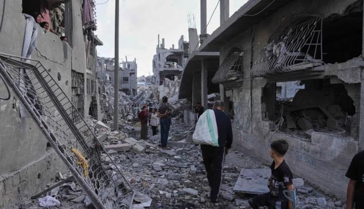 Israeli airstrikes in Gaza kill 48 people, including 22 children, hospitals say
