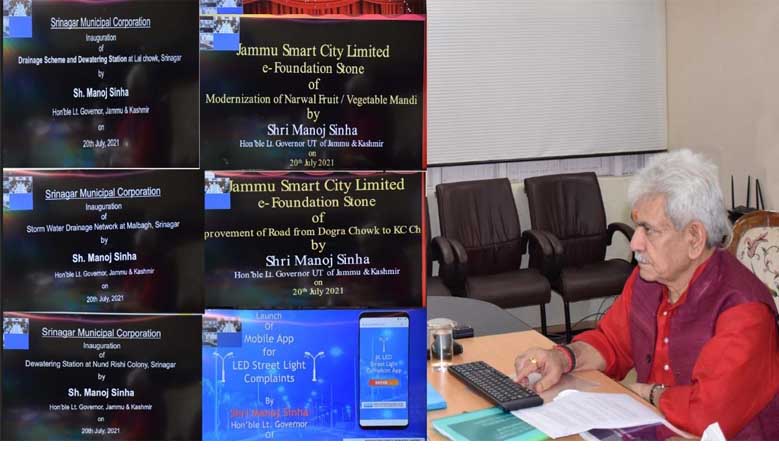J&K Cities Rejuvenation Plan should not be confined to Officials, Files; change must be visible on the ground: LG