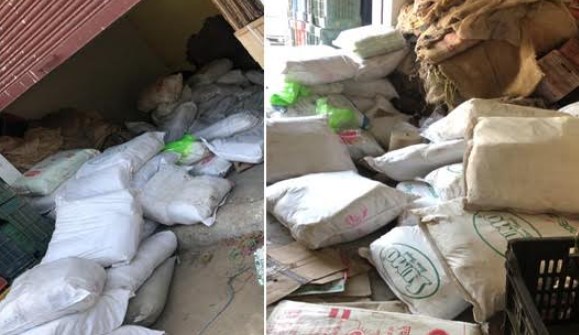 PCC Jammu seizes 1750 KG banned polythene at Narwal Mandi