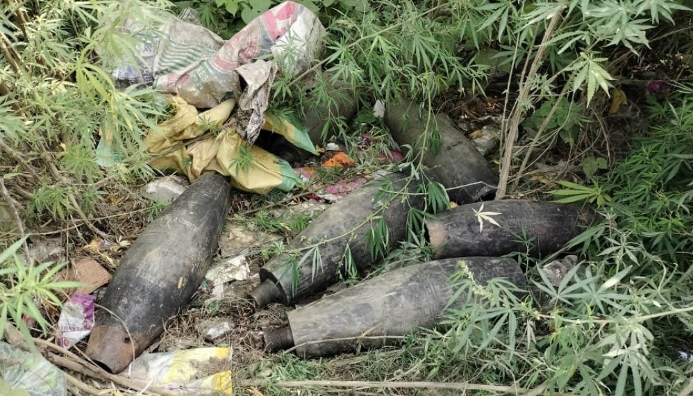 Old mortar shells recovered in Samba District