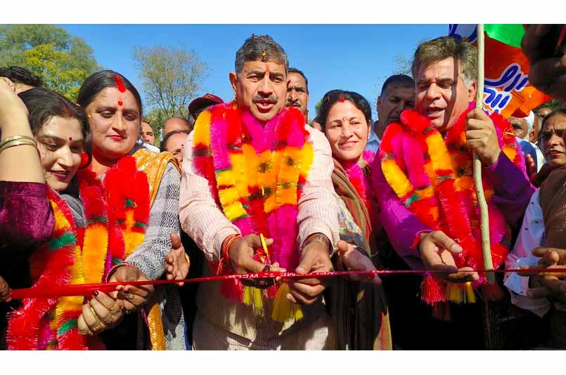 MP Jugal Kishore inaugurated Strategically significant Atal Setu in Nowshera Constituency