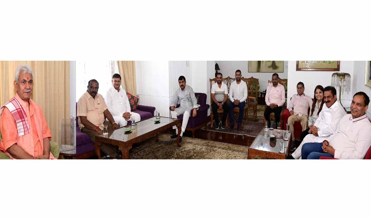 Delegation of Committee on Estimates, Haryana Vidhan Sabha calls on Lt Governor