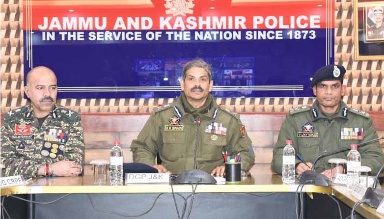 DGP, J&K chairs high level joint security meeting
