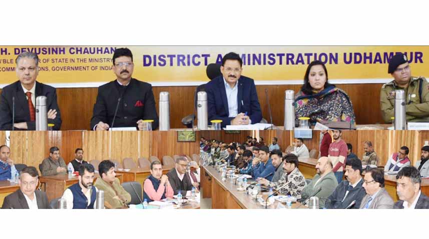 Union Minister conducts public outreach programme at Sudhmahadev