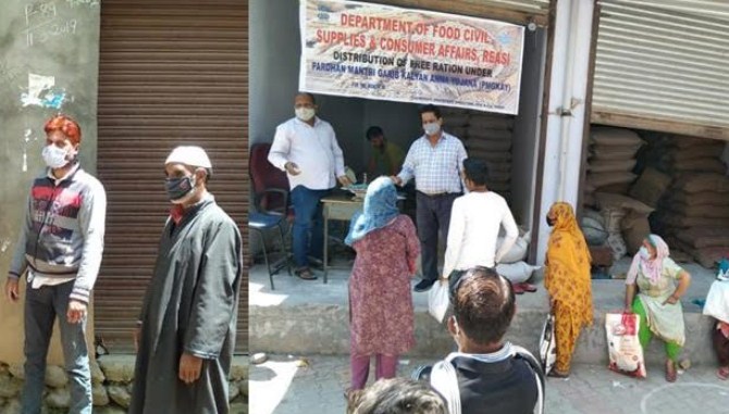 1.03 lac MTs of foodgrains distributed in JK last month: FCS&CA Deptt