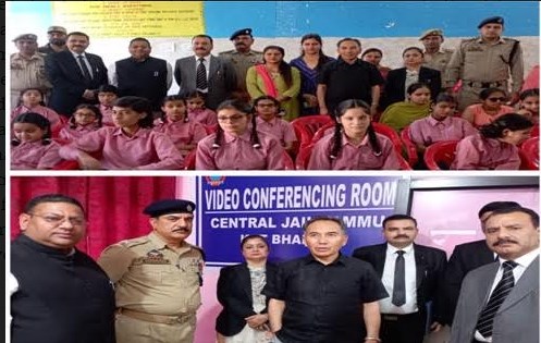 Justice Tashi visits School for Sightless Girls, Central Jail KotBhalwal, Jammu