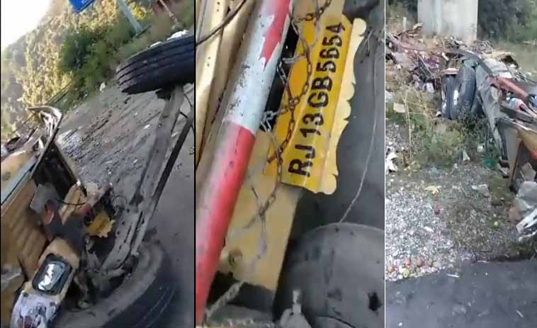 4 killed as truck falls down bridge in Jammu