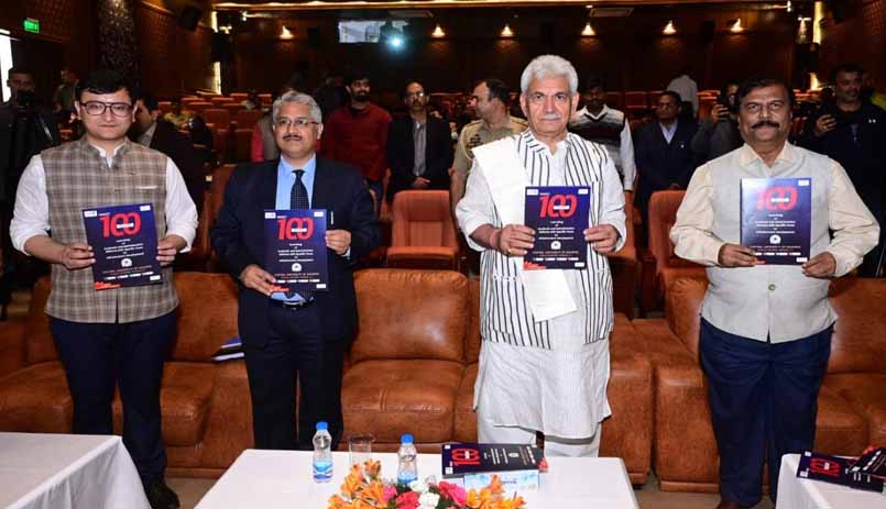 Lt Governor releases Central University of Kashmir’s Target 100 Days for launching of Academic and Reforms with Specific Focus on Infrastructure Development