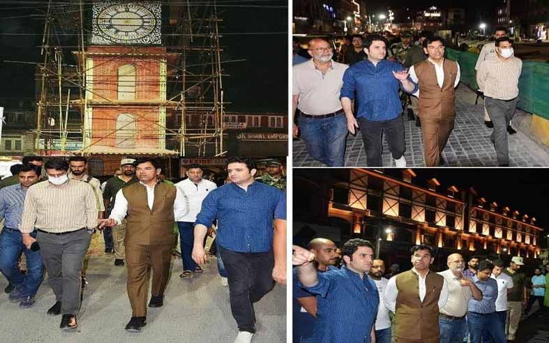 Div Com Kashmir takes spot appraisal of pace of progress on works under SSCL