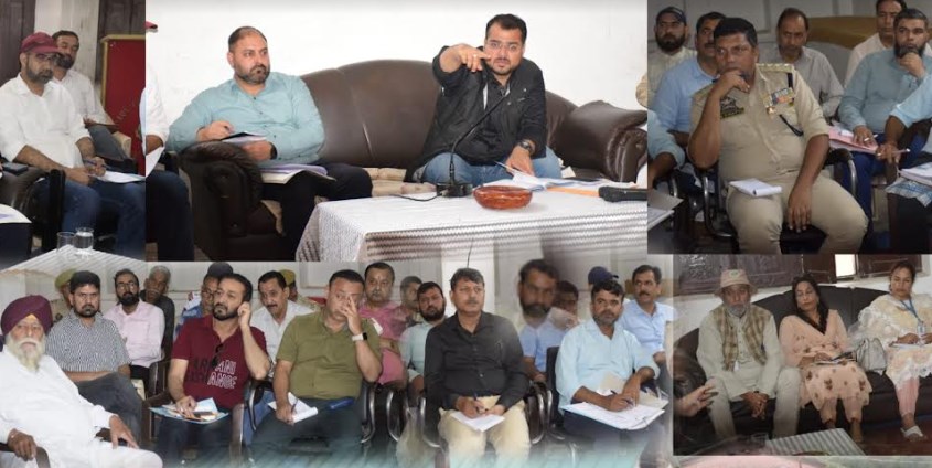 Deputy Commissioner Poonch reviews arrangements for Shri Budha Amarnathji Yatra 2023