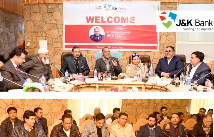 J&K Bank top management interacts with Lassipora Industrialists