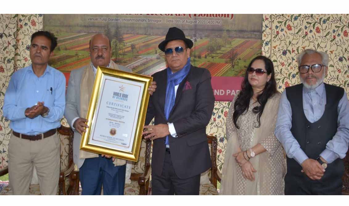 Srinagar’s Tulip Garden enters World Book of Records as Asia’s Largest