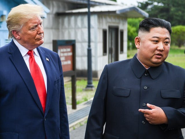 Trump invites Kim Jong-un to America after entering North Korea in a historic first