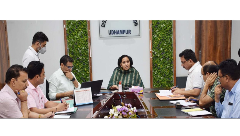 DC Udhampur reviews disposal of Change of Land Use cases