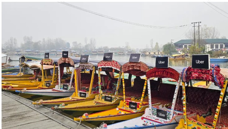 Uber launches Shikara Service in Kashmir’s Dal Lake
