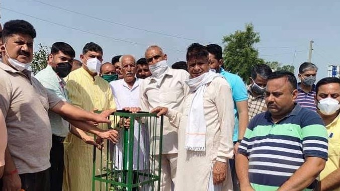 Jugal Kishore MP held Plantation Drive,Sanction Development Works at Bhatyari Bishnah  