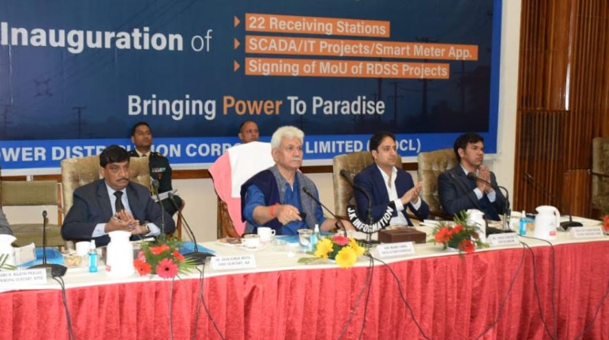 Lt Governor inaugurates power infrastructure projects worth Rs.192 crores