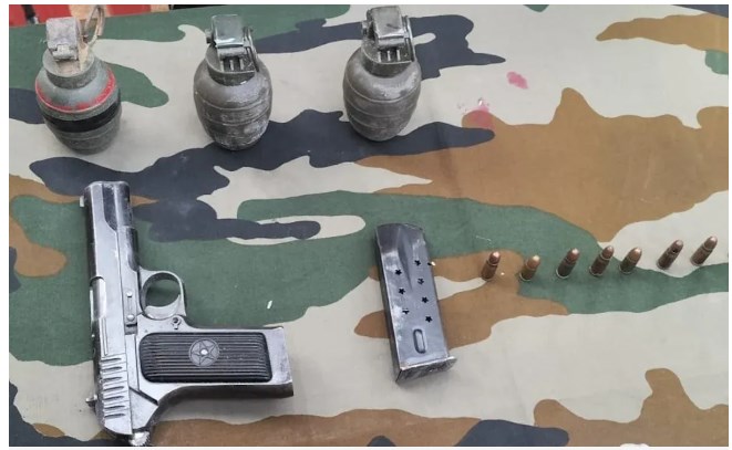Arms, Ammunition recovered in Jammu and Kashmir's Kupwara, 2 arrested