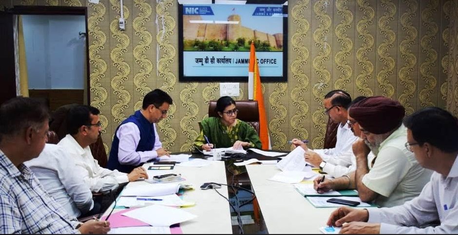 DC Jammu reviews progress of works under PMDP