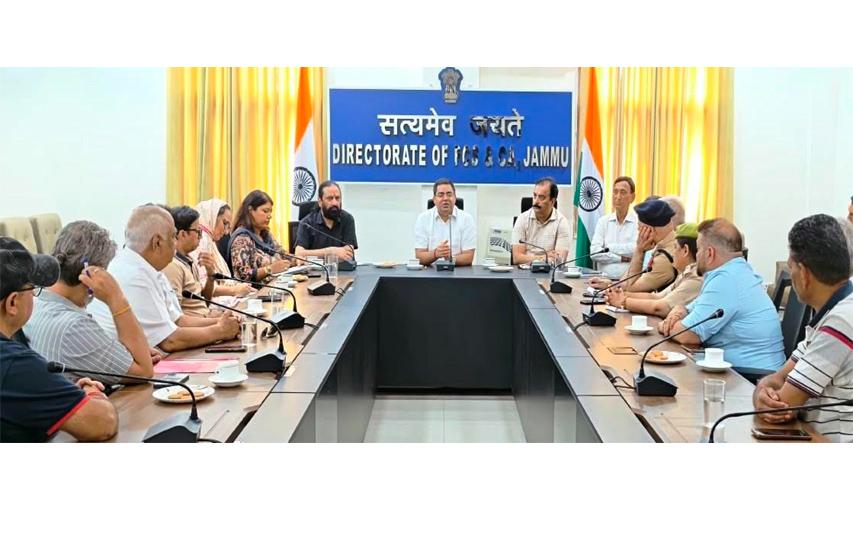 Director FCS&CA Jammu holds meeting with Gold, Silver Traders