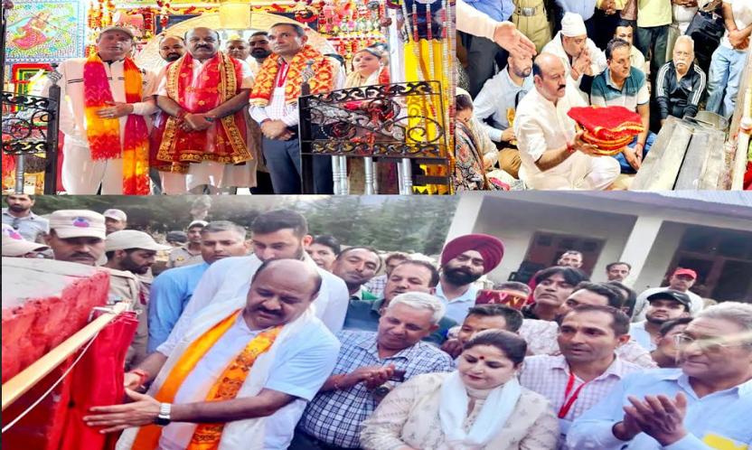 Deputy Chief Minister visits Machail, reviews development works; lays foundation stone for PWD guest house