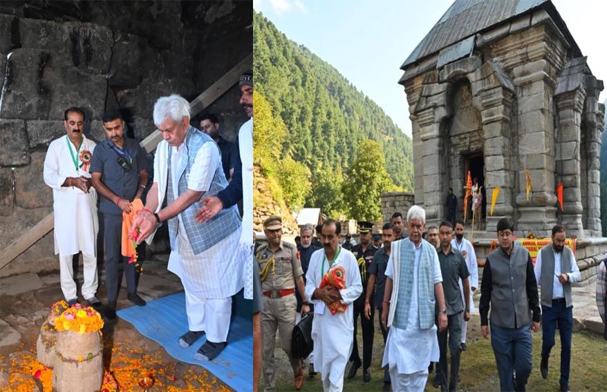 Lieutenant Governor Flags Off Harmukh–Gangbal Pilgrimage; Calls it a Living Expression of Eternal Faith