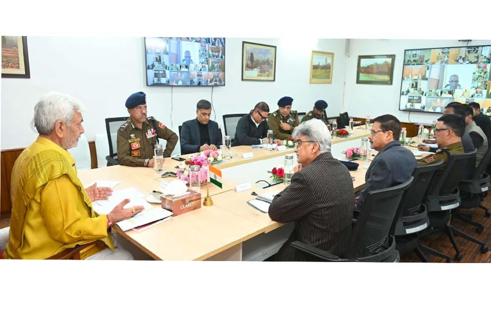 Lieutenant Governor reviews preparations for observance of Rashtriya Ekta Diwas across Jammu Kashmir