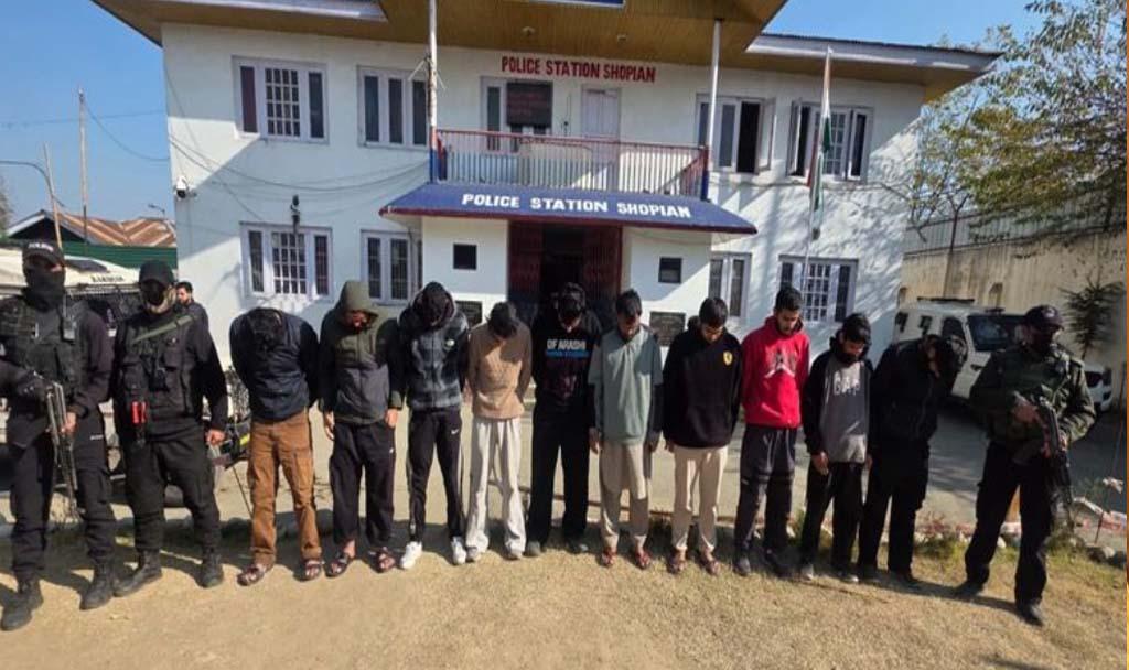 Terror Financing Module: Ten Associates Of Terrorists Arrested In J&K