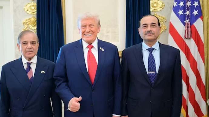Pakistan PM Sharif, Army chief Munir hold closed-door talks with Trump