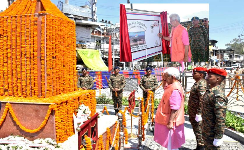 Lieutenant Governor pays tributes to the Indian Army's and civilian Bravehearts who laid down their lives for liberation of Rajouri on this day in 1948